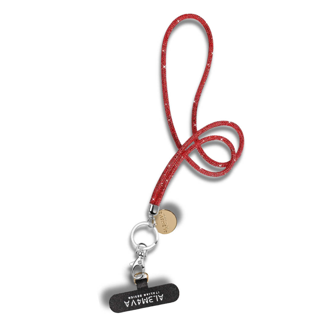 PAMELA - Cordoncino Universale per tutti gli Smartphone Gancio compreso - ALEMAVA