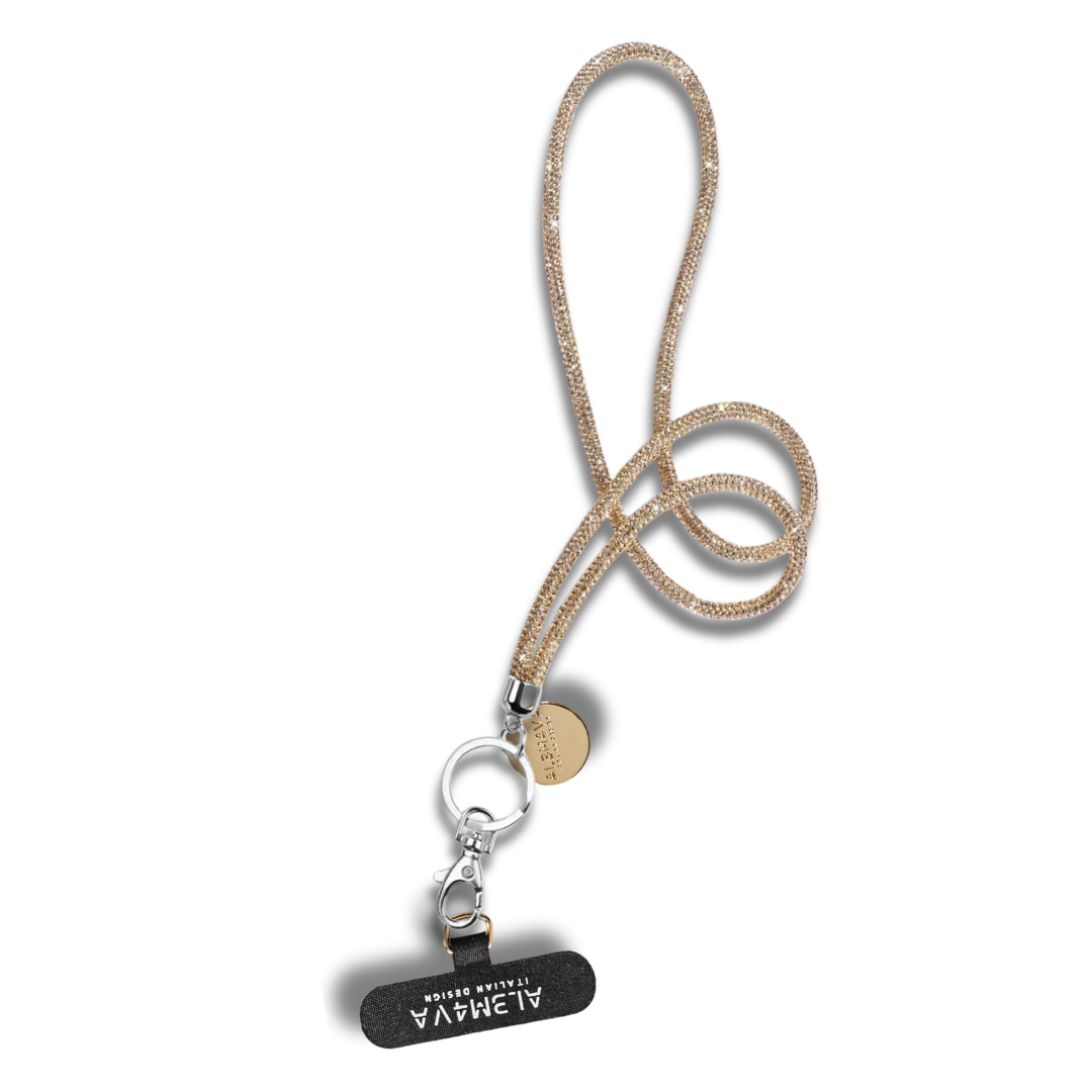 PAMELA - Cordoncino Universale per tutti gli Smartphone Gancio compreso - ALEMAVA