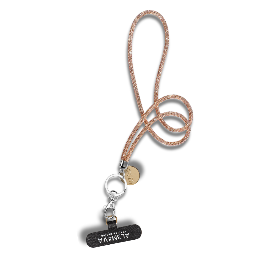 PAMELA - Cordoncino Universale per tutti gli Smartphone Gancio compreso - ALEMAVA