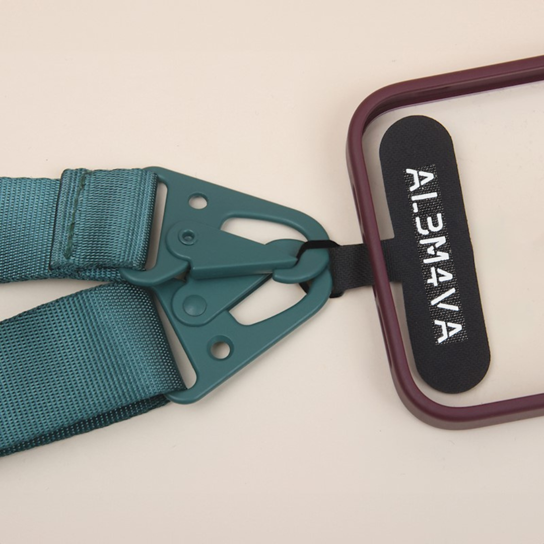 BASIC - Tracolla in corda Universale per tutti gli Smartphone Gancio compreso - ALEMAVA