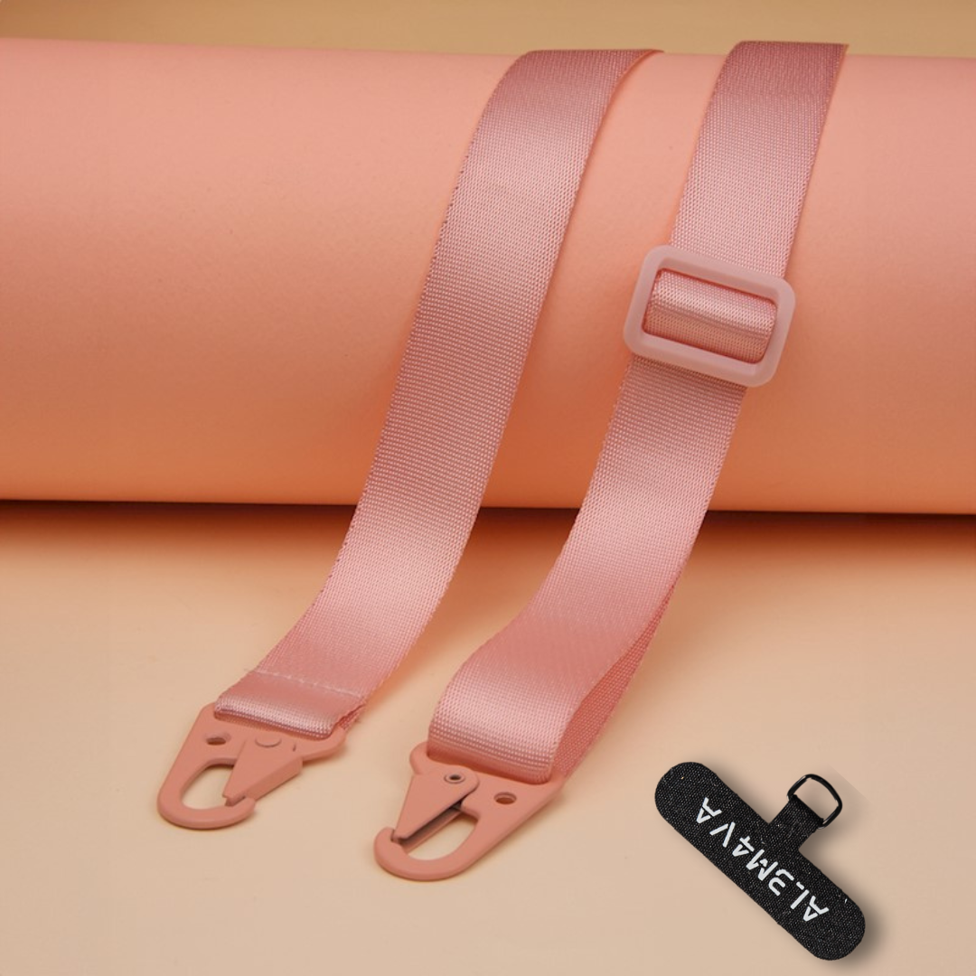 BASIC - Tracolla in corda Universale per tutti gli Smartphone Gancio compreso - ALEMAVA