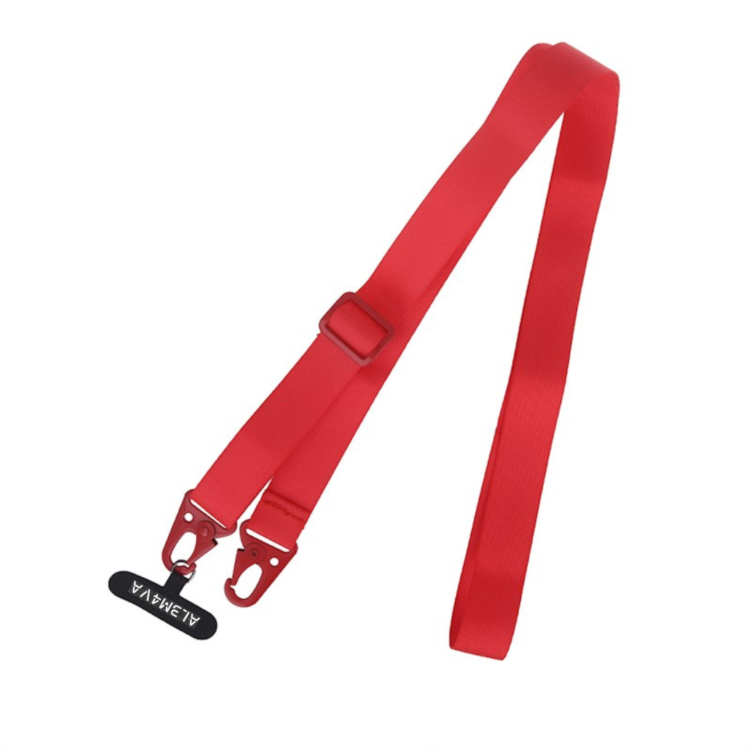 BASIC - Tracolla in corda Universale per tutti gli Smartphone Gancio compreso - ALEMAVA