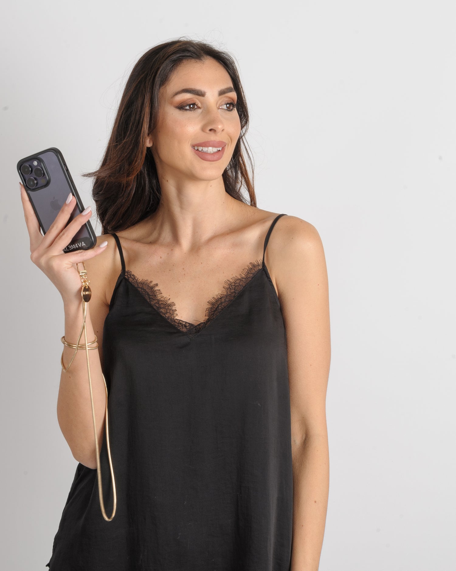 ROSS - Collana Universale per tutti gli Smartphone Gancio compreso - ALEMAVA