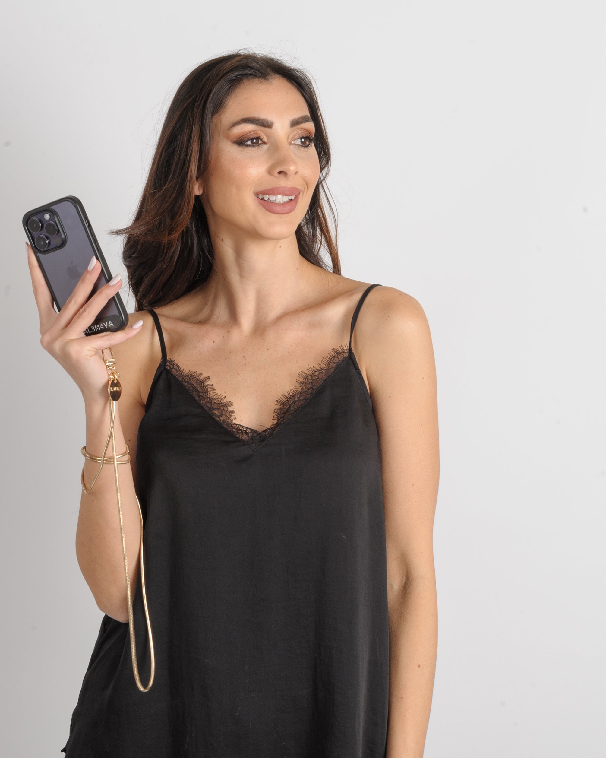 ROSS - Collana Universale per tutti gli Smartphone Gancio compreso - ALEMAVA