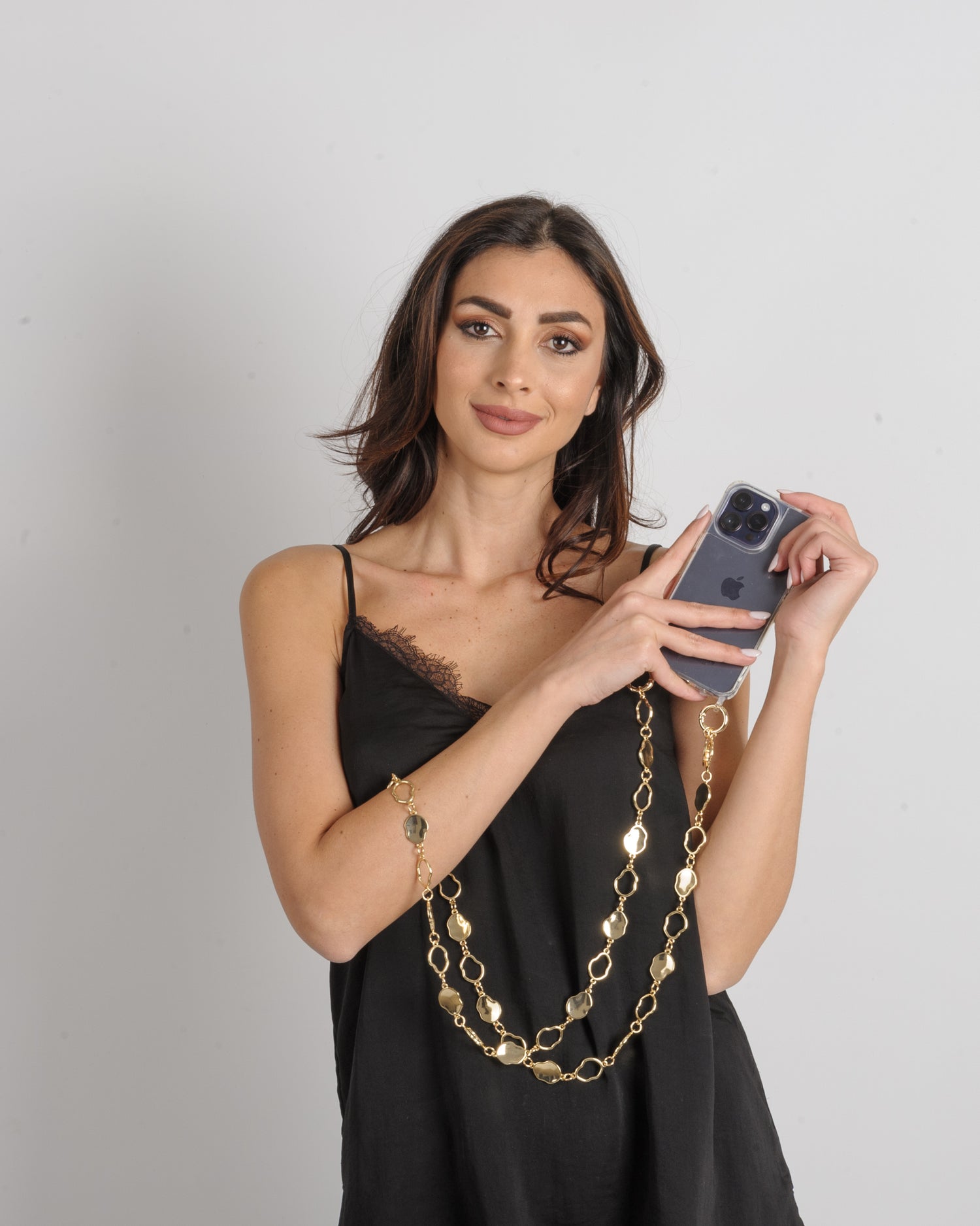 NUGGET - Collana Universale per tutti gli Smartphone Gancio compreso - ALEMAVA