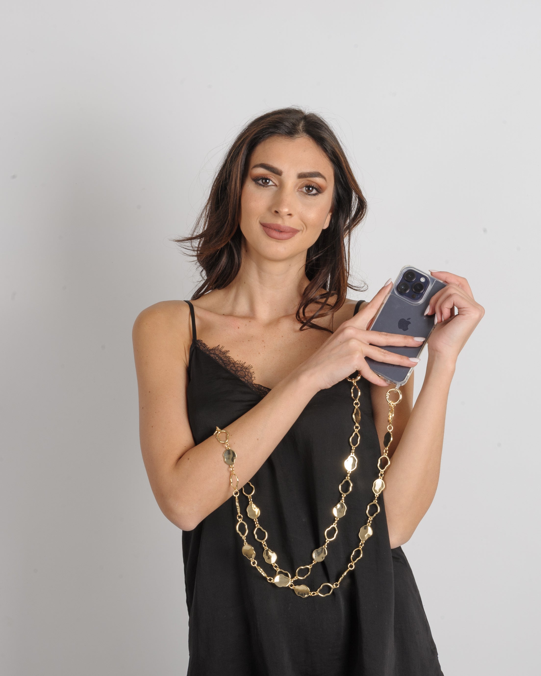 NUGGET - Collana Universale per tutti gli Smartphone Gancio compreso - ALEMAVA