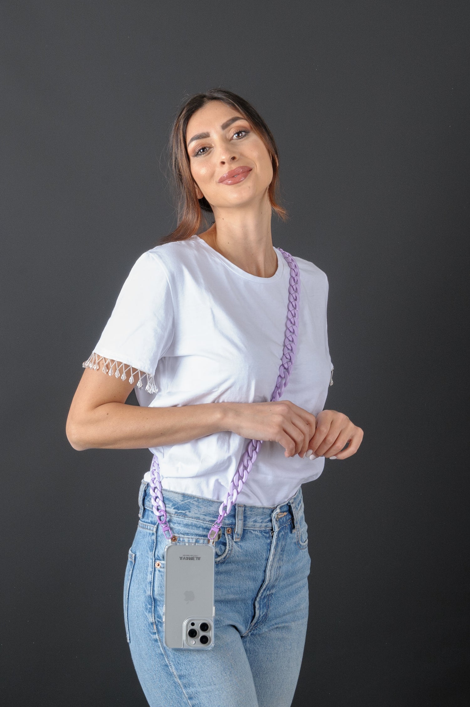 GISA - Collana Universale per tutti gli Smartphone Gancio compreso - ALEMAVA