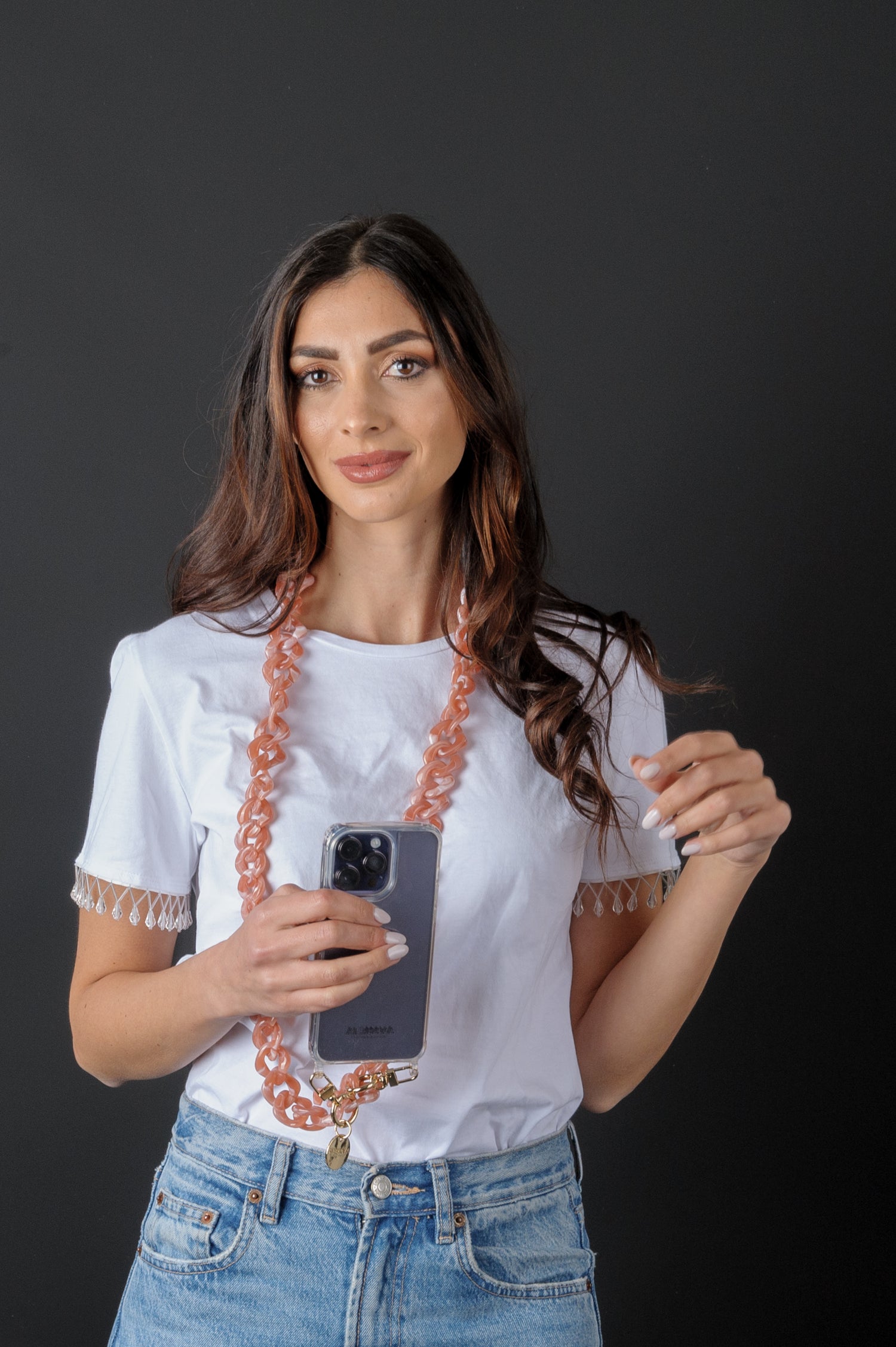 GUENDY - Collana Universale per tutti gli Smartphone Gancio compreso - ALEMAVA