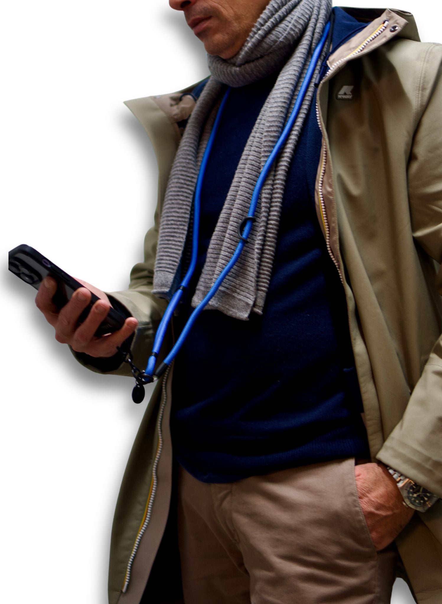 LUCKY - Cordoncino Universale per tutti gli Smartphone Gancio compreso - ALEMAVA